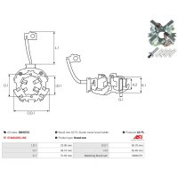 AS-PL SBH0018 Halter, Kohlebürsten