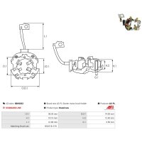 AS-PL SBH0022 Halter, Kohlebürsten