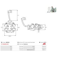 AS-PL SBH0024 Halter, Kohlebürsten