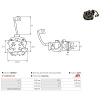 AS-PL SBH0027 Halter, Kohlebürsten
