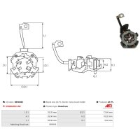 AS-PL SBH0065 Halter, Kohlebürsten