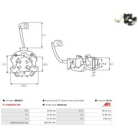 AS-PL SBH0072 Halter, Kohlebürsten