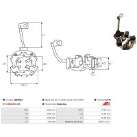 AS-PL SBH0084 Halter, Kohlebürsten