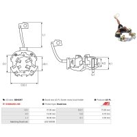 AS-PL SBH0097 Halter, Kohlebürsten