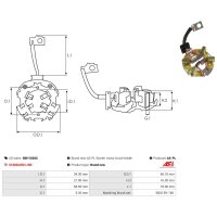 AS-PL SBH1028S Halter, Kohlebürsten