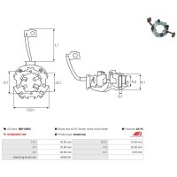 AS-PL SBH1050S Halter, Kohlebürsten