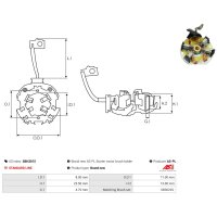 AS-PL SBH3015 Halter, Kohlebürsten