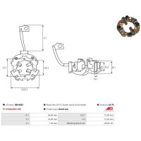 AS-PL SBH4003 Halter, Kohlebürsten