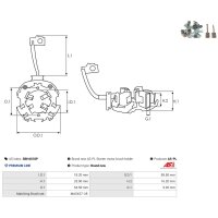 AS-PL SBH4018P Halter, Kohlebürsten