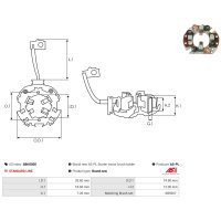 AS-PL SBH5005 Halter, Kohlebürsten