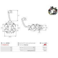 AS-PL SBH6002 Halter, Kohlebürsten
