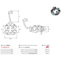 AS-PL SBH6004 Halter, Kohlebürsten
