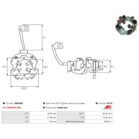 AS-PL SBH6005 Halter, Kohlebürsten