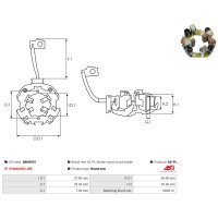AS-PL SBH6010 Halter, Kohlebürsten