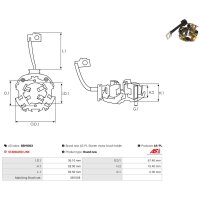 AS-PL SBH9003 Halter, Kohlebürsten