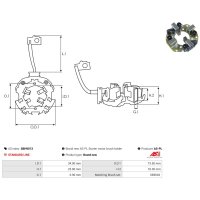 AS-PL SBH9013 Halter, Kohlebürsten
