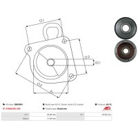 AS-PL SBR0004 Starterdeckel, Vergaser