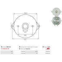 AS-PL SBR0128S Starterdeckel, Vergaser