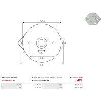 AS-PL SBR5008 Starterdeckel, Vergaser