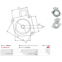 AS-PL SBR6076S Starterdeckel, Vergaser