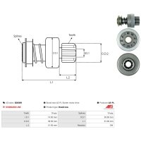 AS-PL SD0009 Freilaufgetriebe, Starter