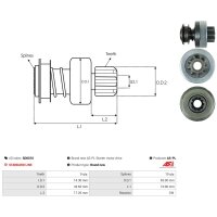 AS-PL SD0010 Freilaufgetriebe, Starter