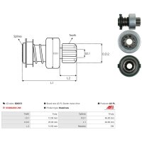 AS-PL SD0013 Freilaufgetriebe, Starter