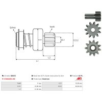 AS-PL SD0015 Freilaufgetriebe, Starter