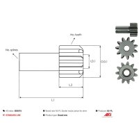 AS-PL SD0015 Freilaufgetriebe, Starter