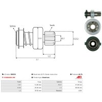 AS-PL SD0016 Freilaufgetriebe, Starter