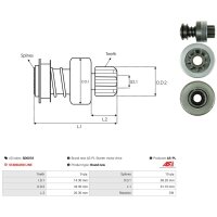 AS-PL SD0018 Freilaufgetriebe, Starter