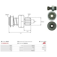AS-PL SD0019 Freilaufgetriebe, Starter