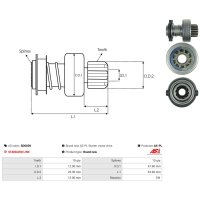 AS-PL SD0039 Freilaufgetriebe, Starter