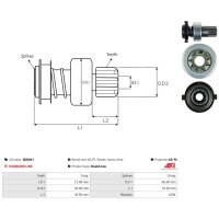 AS-PL SD0041 Freilaufgetriebe, Starter