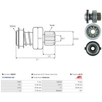 AS-PL SD0051 Freilaufgetriebe, Starter