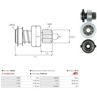 AS-PL SD0052 Freilaufgetriebe, Starter