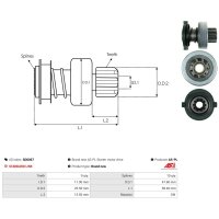 AS-PL SD0067 Freilaufgetriebe, Starter