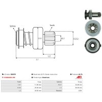 AS-PL SD0070 Freilaufgetriebe, Starter