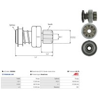 AS-PL SD0084 Freilaufgetriebe, Starter