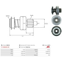 AS-PL SD0102 Freilaufgetriebe, Starter