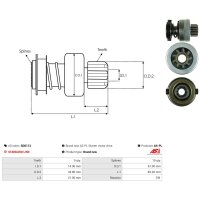 AS-PL SD0112 Freilaufgetriebe, Starter