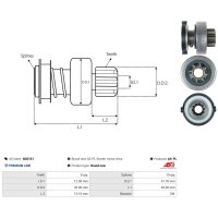 AS-PL SD0161 Freilaufgetriebe, Starter