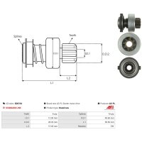 AS-PL SD0164 Freilaufgetriebe, Starter
