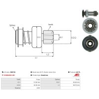 AS-PL SD0194 Freilaufgetriebe, Starter