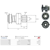 AS-PL SD0260 Freilaufgetriebe, Starter