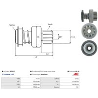 AS-PL SD0275 Freilaufgetriebe, Starter