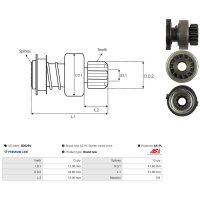 AS-PL SD0294 Freilaufgetriebe, Starter