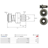 AS-PL SD0295 Freilaufgetriebe, Starter