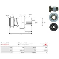 AS-PL SD1008 Freilaufgetriebe, Starter