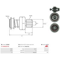 AS-PL SD2004 Freilaufgetriebe, Starter